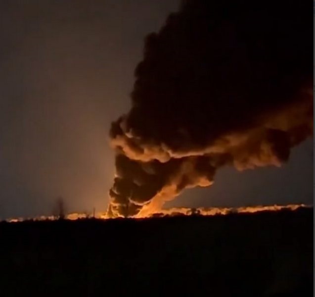 Важливу нафтобазу в Луганську атакували дрони