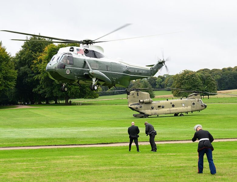 Вертоліт Трампа робив екстрену посадку у Британії