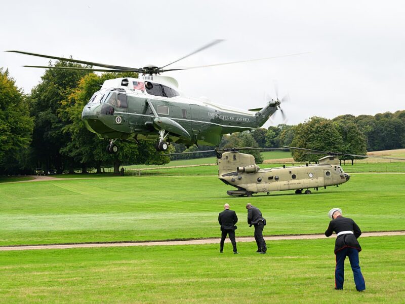 Вертоліт Трампа робив екстрену посадку у Британії