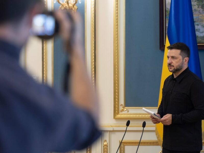 Брифінг Президента України Володимира Зеленського