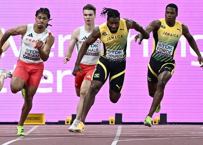 Ямайці сплохували на ЧС з легкої атлетики, не добігши до кінця забігу