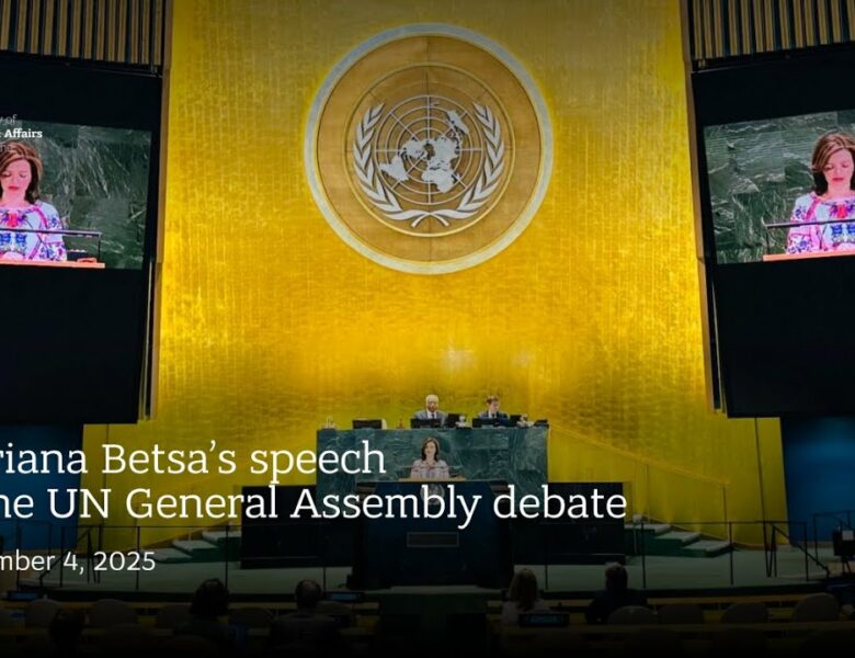 Mariana Betsa’s speech at the UN General Assembly debate