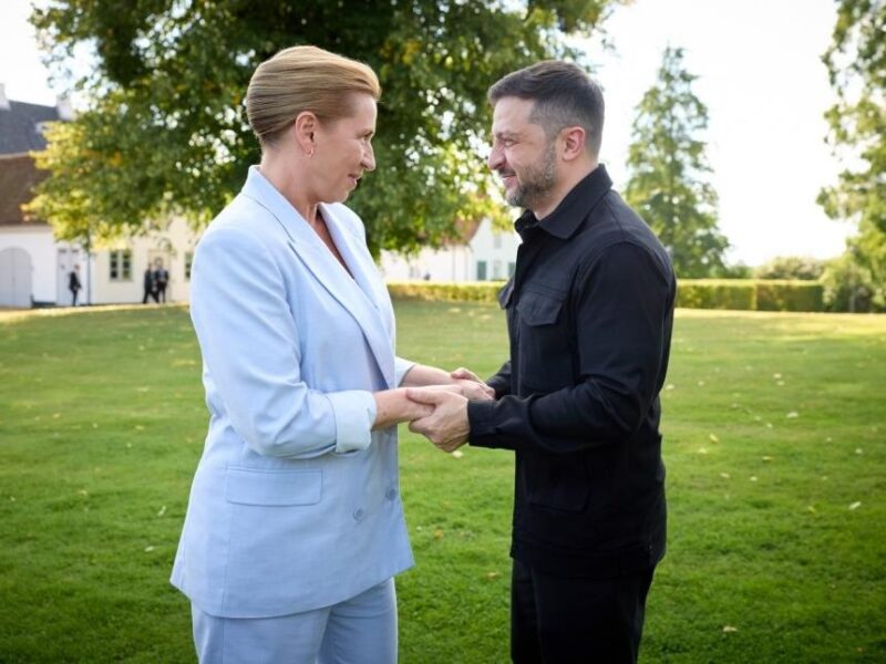 Зеленський зустрівся із прем’єркою Данії