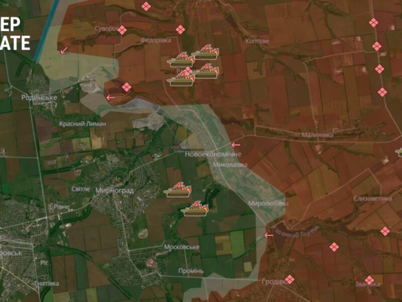 ЗСУ зірвали спробу прориву росіян у Мирноград – DeepState