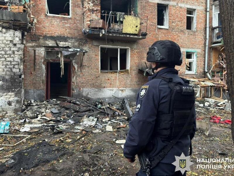 Атака дронів на Ніжин: з’явилися фото наслідків