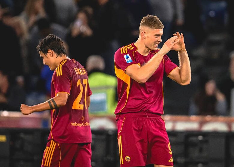 Довбик, вийшовши на заміну, забиває в матчі Роми з Пармою