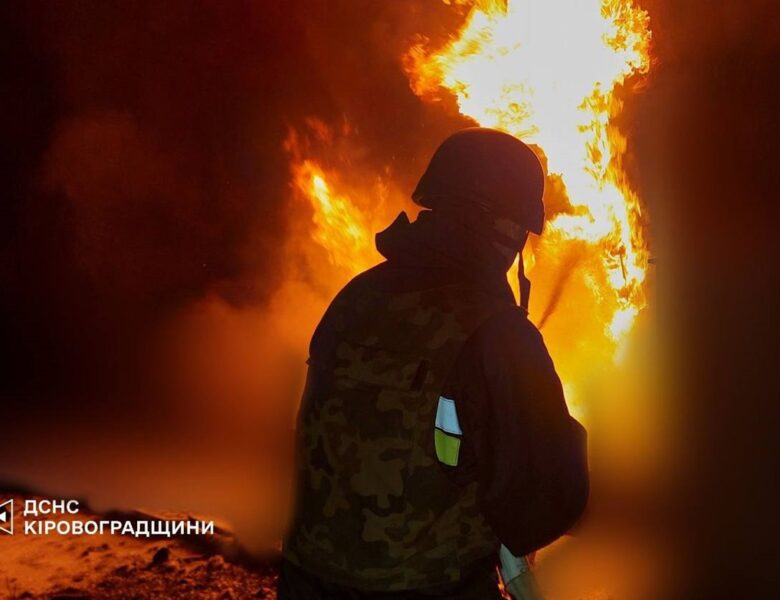 На Кіровоградщині росіяни атакували обʼєкти критичної інфраструктури