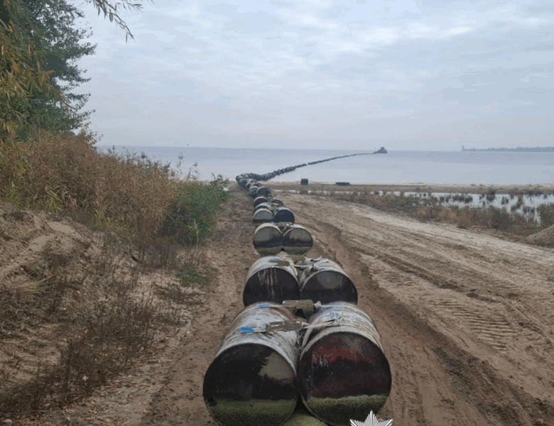 На Кременчуцькому водосховищі викрили незаконний намив піску