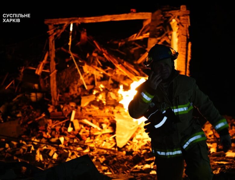 Руйнування і пожежі: у Харкові чотири влучання