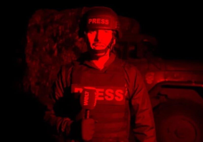 Троє журналістів Die Welt дістали поранень через атаку дрона