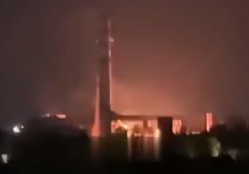 У Брянській області після атаки спалахнула ТЕЦ