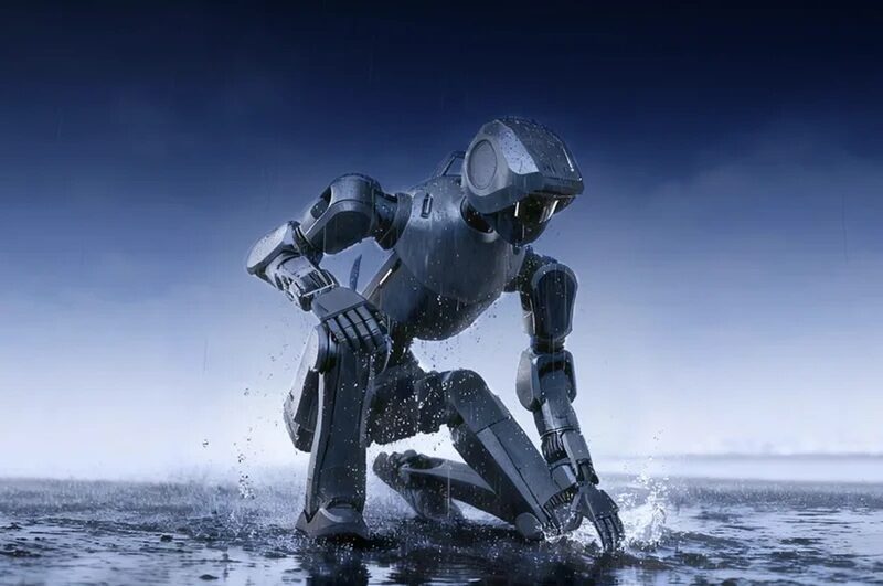 У Китаї представили першого людиноподібного робота із захистом від води