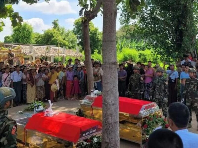 У М’янмі на антиурядовий протест скинули дві бомби: багато жертв