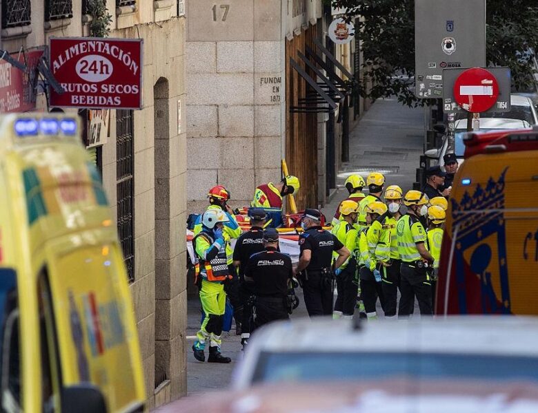У центрі Мадрида обвалилася будівля: є загиблі