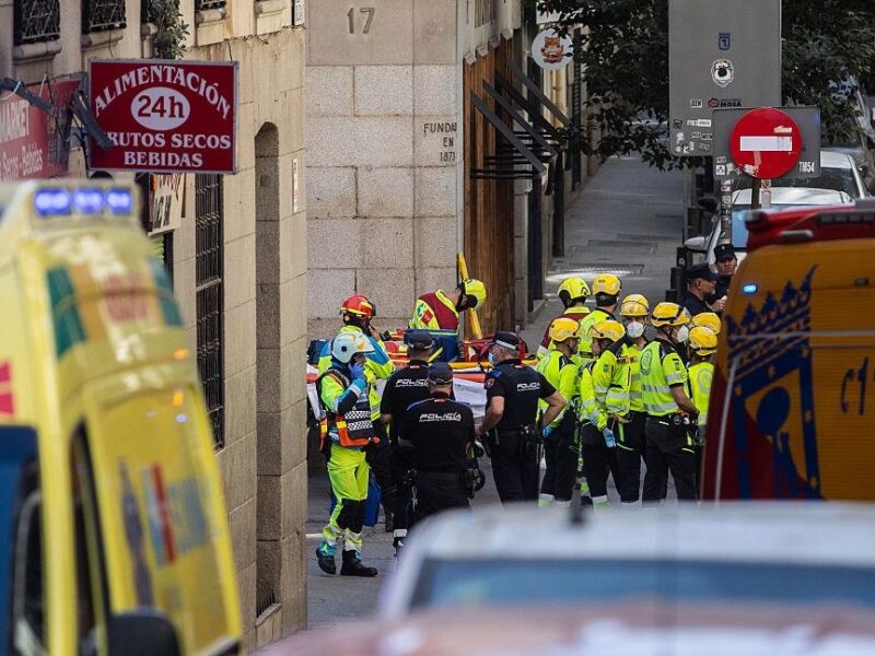 У центрі Мадрида обвалилася будівля: є загиблі