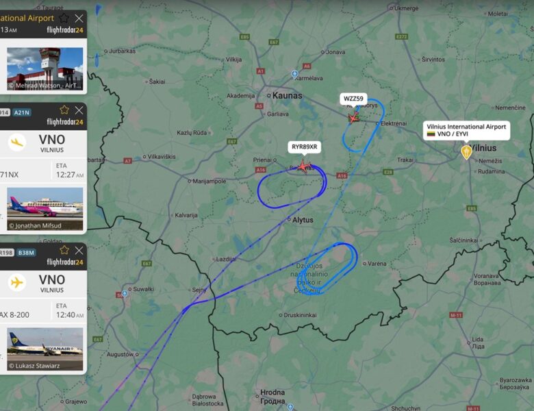 У Вільнюсі аеропорт припинив роботу через повітряні кулі