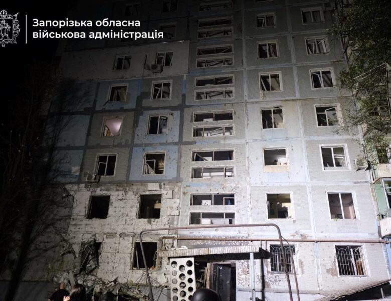 Удар по Запоріжжю: загинула людина, дев’ять поранені