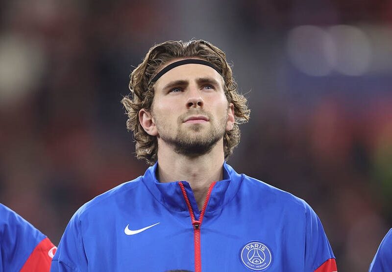 Український захисник Ілля Забарний у матчі з Брестом у ПСЖ з перших хвилин