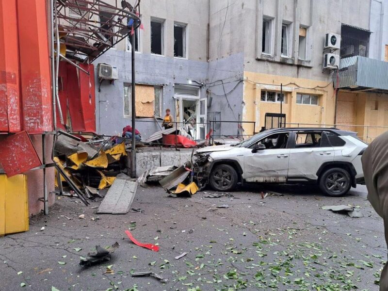 З’явилось відео атаки на зрадника в Новій Каховці