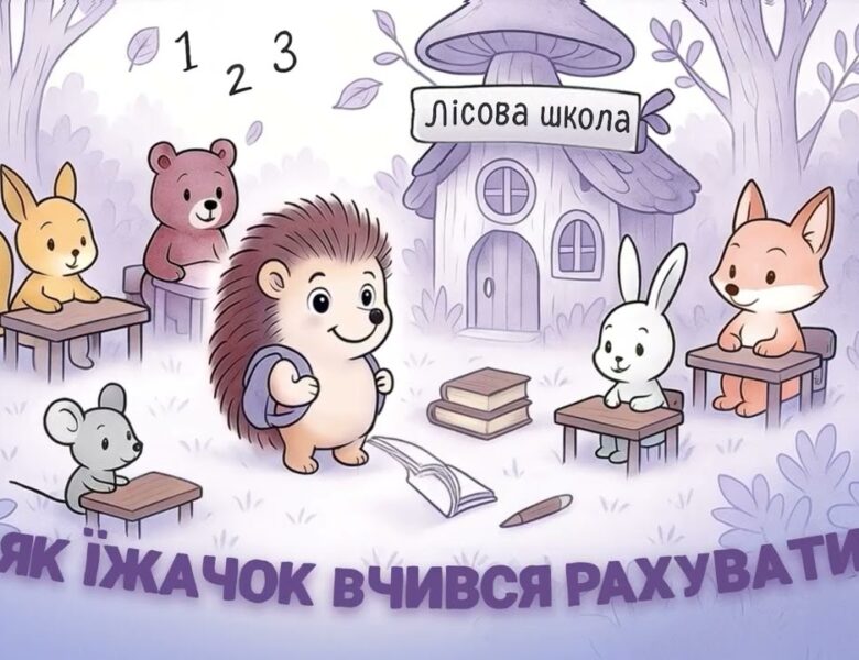 🦔 Як їжачок вчився рахувати ✨ казка для дітей