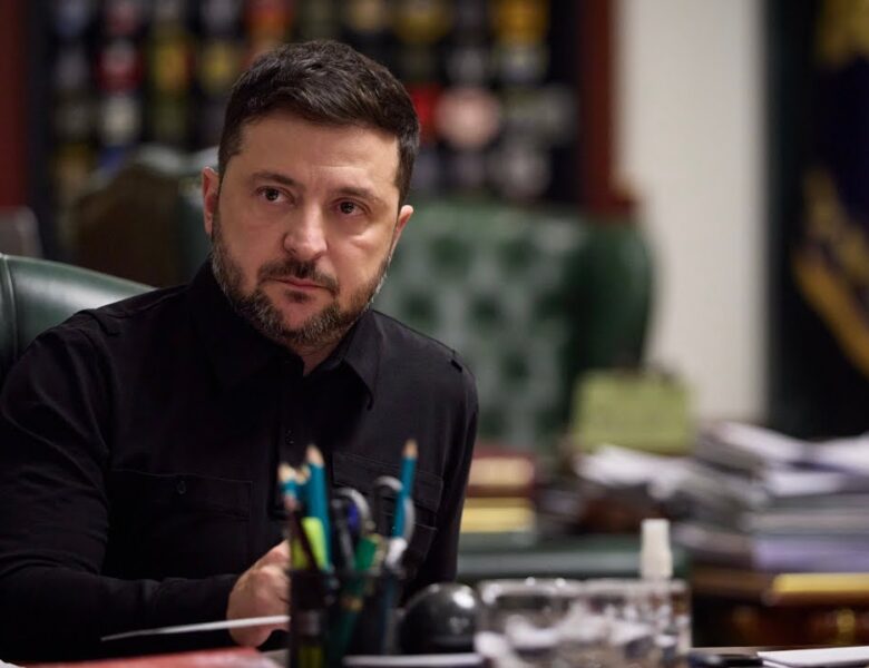 Спілкування Президента України Володимира Зеленського з журналістами