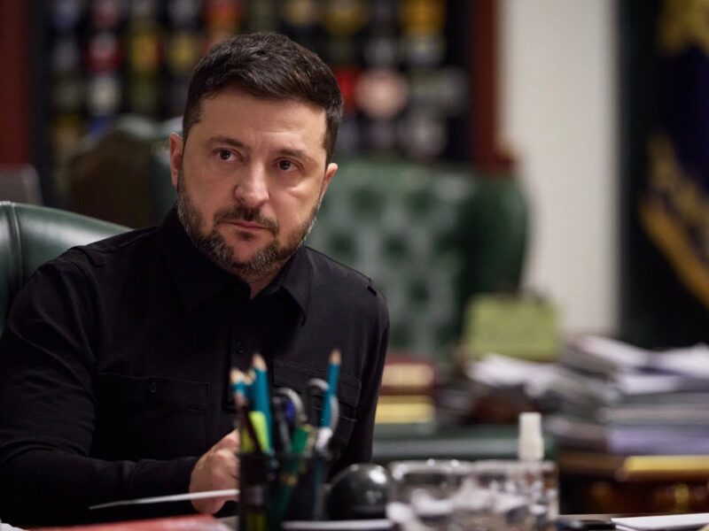 Спілкування Президента України Володимира Зеленського з журналістами