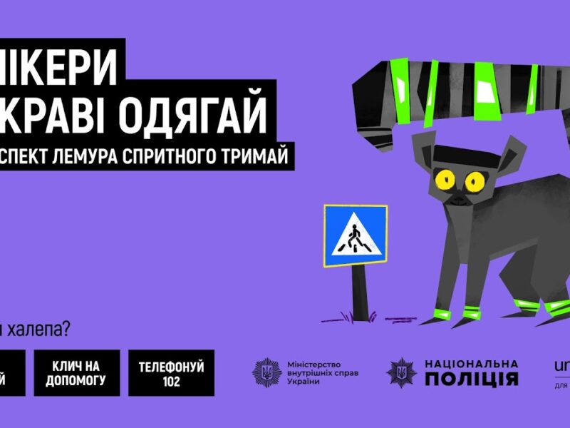 Флікери яскраві одягай — респект лемура спритного тримай!