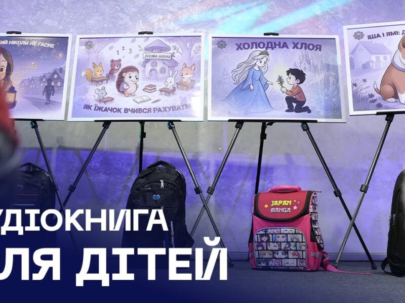 ✨ Голоси дитинства | У День захисту дітей МВС презентувало аудіокнигу