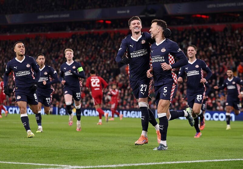 ПСВ обіграв Ліверпуль у ЛЧ на Енфілді з рекордом