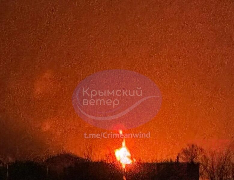 У Криму сталася пожежа на нафтобазі – соцмережі