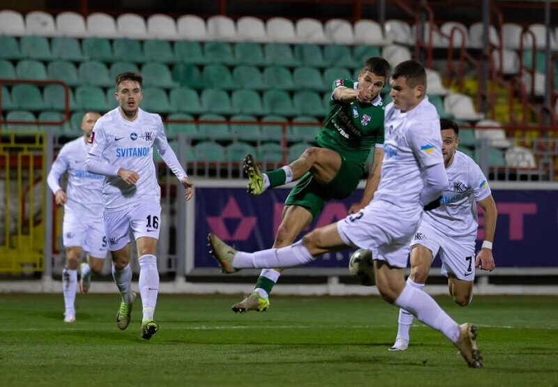 У матчі 14-го туру українського чемпіонату Оболонь і Колос розійшлися миром