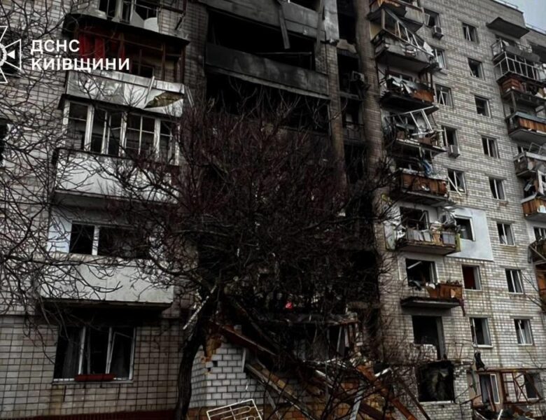 У Вишгороді показали наслідки атаки “шахедів”