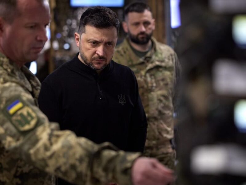 Зеленський прибув на фронт у Запорізькій області