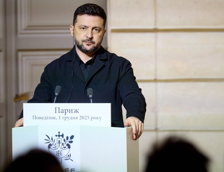 Заява Володимира Зеленського під час спілкування з медіа разом з Емманюелем Макроном