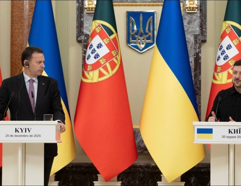 Спілкування Володимира Зеленського і Луїша Монтенегру з медіа