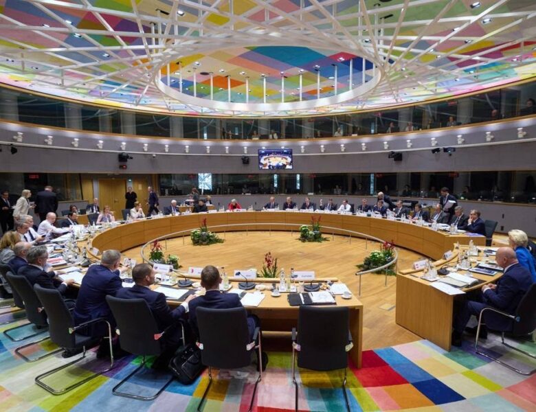 Звернення Володимира Зеленського до лідерів ЄС під час засідання Європейської Ради