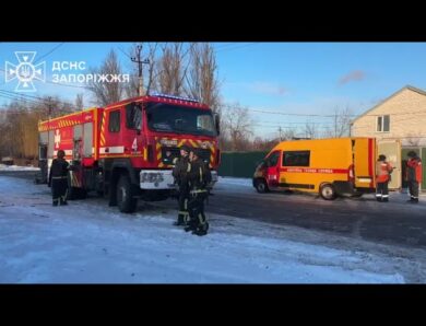 Запоріжжя: рятувальники ліквідовували наслідки російського обстрілу