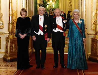 Король згадав про Україну під час візиту президента Німеччини до Британії