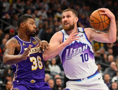 НБА: Михайлюк і Юта не встояли перед Лейкерс