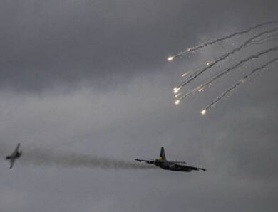 Повітряні Сили показали відбиття комбінованого удару РФ