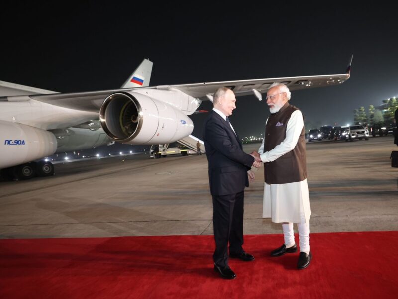 Путін прибув до Індії
