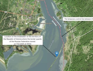 Російські прикордонники порушили кордон Естонії