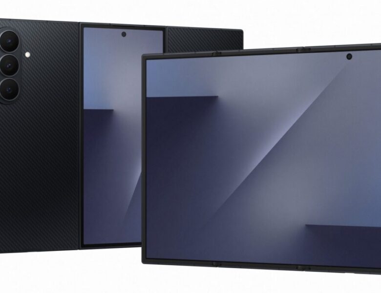 Samsung представила потрійно складаний смартфон TriFold