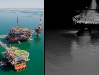 СБУ атакувала платформи РФ в Каспійському морі