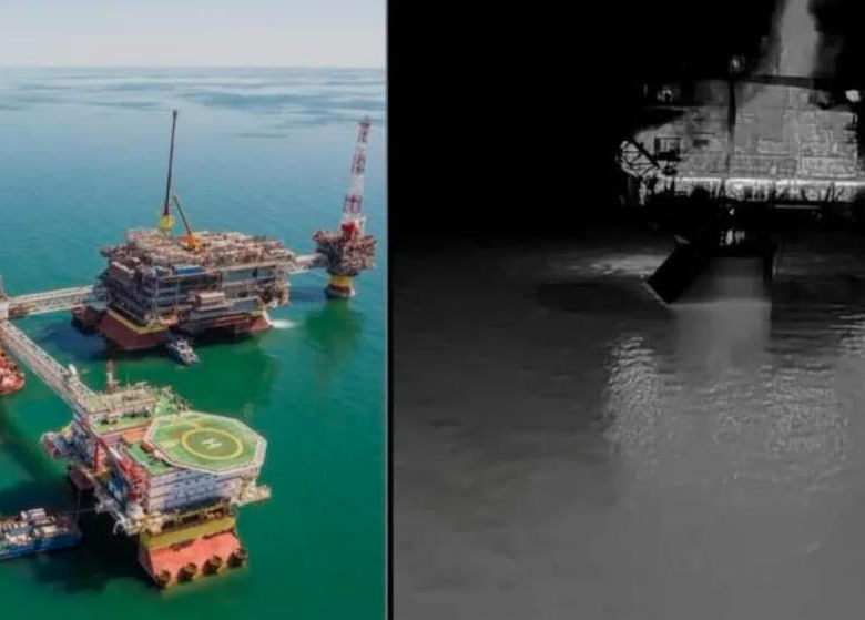 СБУ атакувала платформи РФ в Каспійському морі