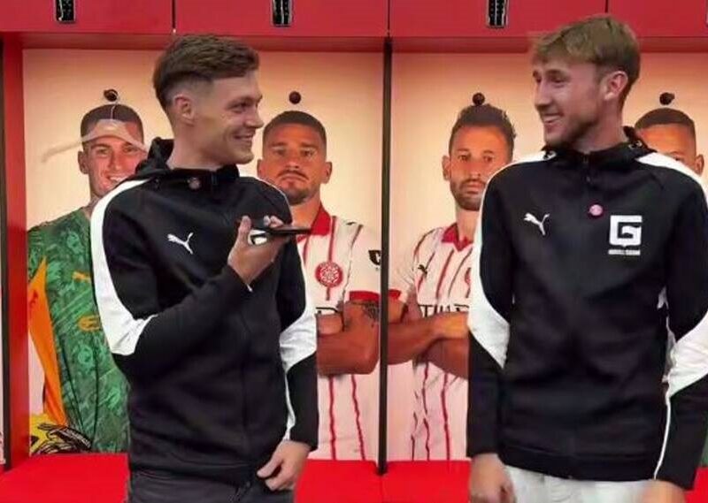 Циганков і Ванат взяли участь у веселому челенджі від Жирони