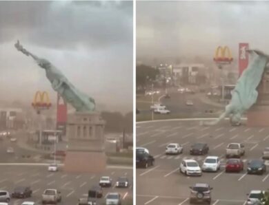 У Бразилії впала копія американської статуї Свободи