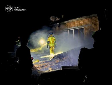 У Фастові через обстріл виникли пожежі