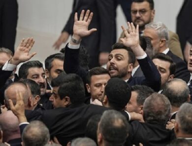 У турецькому парламенті депутати влаштували бійку