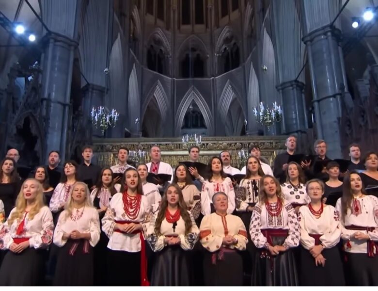 Український хор брав участь у записі різдвяного звернення Чарльза III